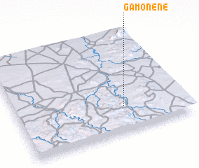 3d view of Ga-Monene