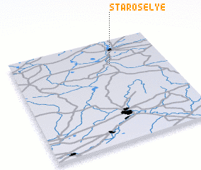 3d view of Staroselʼye