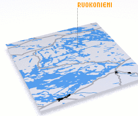 3d view of Ruokoniemi