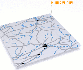 3d view of Mikhaylovy