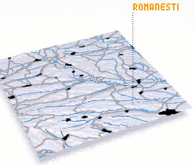 3d view of Romăneşti