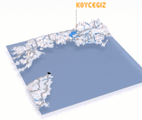 3d view of Köyceğiz