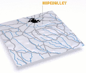 3d view of Hope Valley