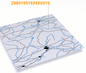 3d view of Zaboyenʼye Pervoye