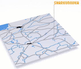 3d view of Sharkunovka