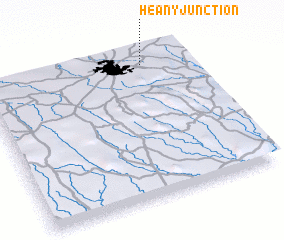 3d view of Heany Junction