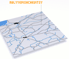 3d view of Malyye Pishchevitsy