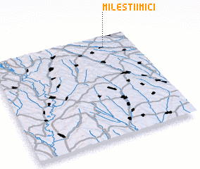 3d view of Mileştii Mici