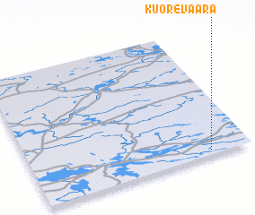 3d view of Kuorevaara