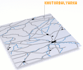 3d view of Khutor Balyarka