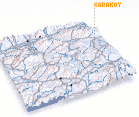 3d view of Karaköy