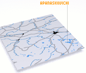 3d view of Apanaskovichi