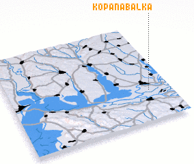 3d view of Kopana Balka