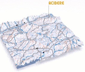 3d view of Acıdere