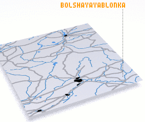 3d view of Bolʼshaya Yablonʼka
