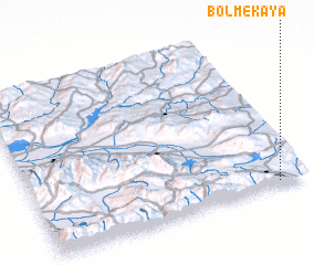 3d view of Bölmekaya