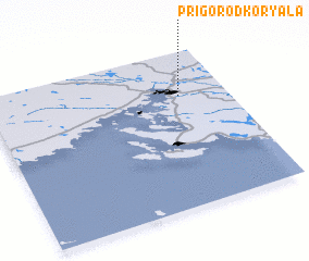 3d view of Prigorod Kor\