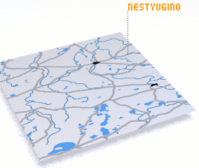 3d view of Nestyugino