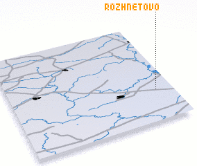3d view of Rozhnetovo