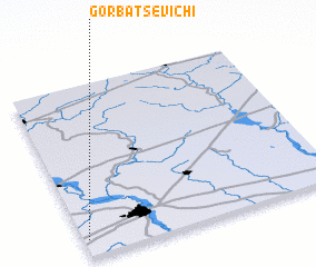 3d view of Gorbatsevichi