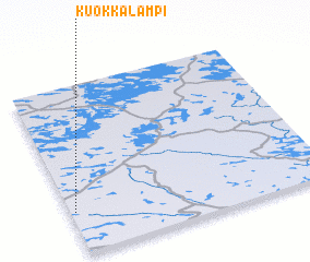 3d view of Kuokkalampi