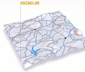 3d view of Kazaklar