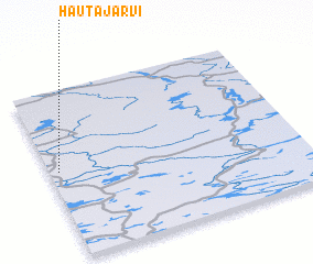 3d view of Hautajärvi