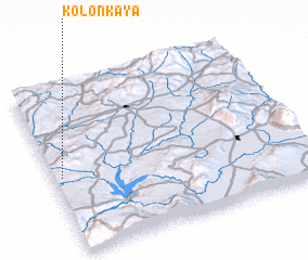 3d view of Kolonkaya
