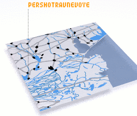 3d view of Pershotravnevoye