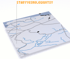 3d view of Staryye Smolegovitsy