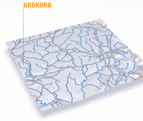 3d view of Akokora