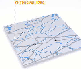 3d view of Chërnaya Luzha