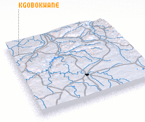 3d view of Kgobokwane