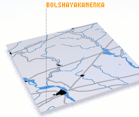 3d view of Bolʼshaya Kamenka