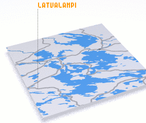 3d view of Latvalampi