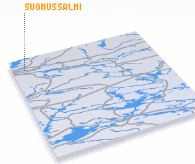 3d view of Suomussalmi