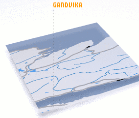 3d view of Gandvika