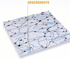 3d view of Krasnenʼkoye