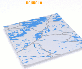 3d view of Kokkola