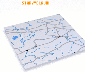 3d view of Staryye Lavki