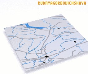 3d view of Rudnya Gorbovichskaya