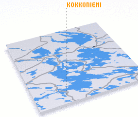 3d view of Kokkoniemi