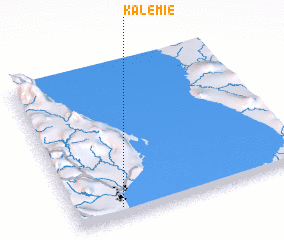 3d view of Kalemie