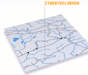 3d view of Staraya Sloboda