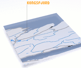 3d view of Kongsfjord