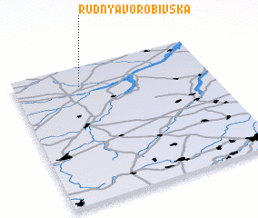3d view of Rudnya Vorobʼivsʼka