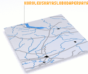 3d view of Korolevskaya Sloboda Pervaya