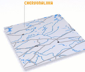 3d view of Chervona Luka