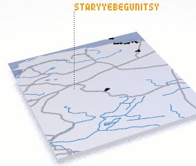 3d view of Staryye Begunitsy