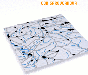 3d view of Comisarovca Nouă